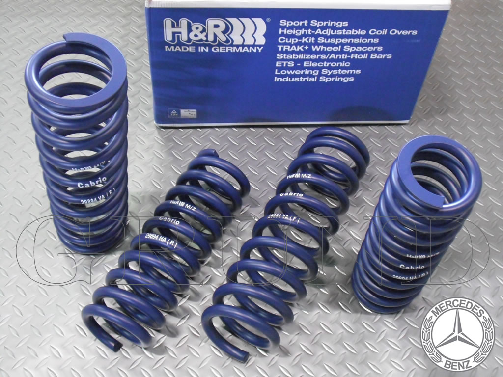 H&R ダウンサス 29894-1【H&R Sport Springs】スポーツスプリング