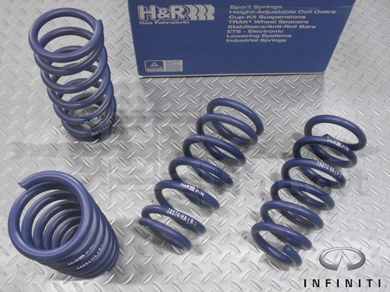 ��H&R Sport Springs�ۥ��ݡ��ĥ��ץ�󥰡å���ե��˥ƥ� FX35/FX37/FX50 4WD��INFINITI�ۡ�28961-1�ۡ�����̵������Ź��ô��