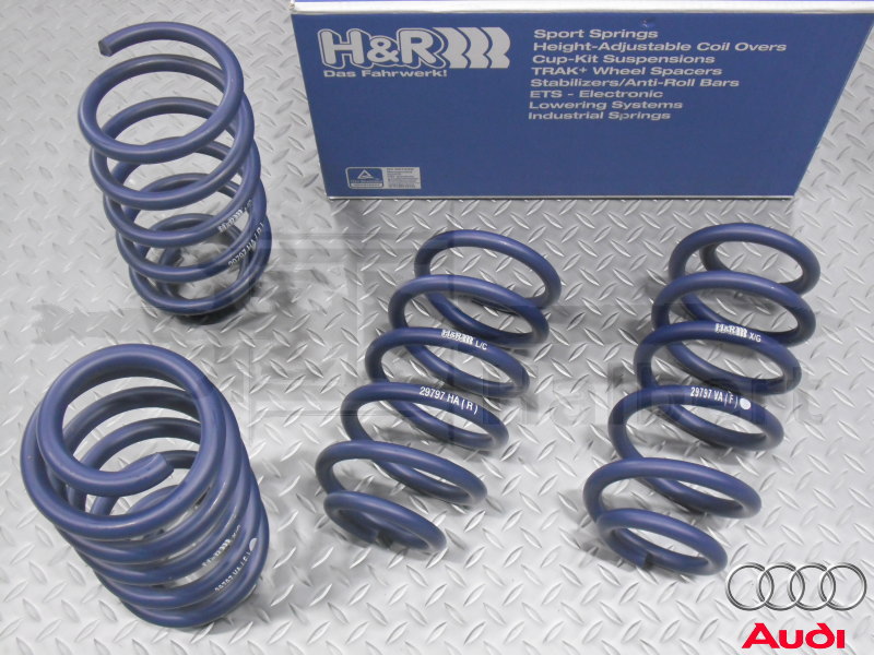 ��H&R Sport Springs�ۥ��ݡ��ĥ��ץ�󥰡å����ǥ� A6 ������ C5/4B��Audi S6�ۡ�29797-2�ۡ�����̵������Ź��ô��