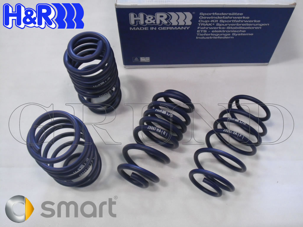 ��H&R Sport Springs�ۥ��ݡ��ĥ��ץ�󥰡å��ޡ��� �ե����ġ� ���֥ꥪ 453 1.0 / 0.9 �����ܡ�Smart fortwo Cabrio 453�ۡ�28786-2�ۡ�����̵������Ź��ô��