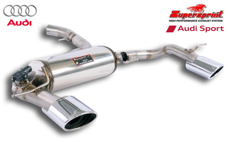 AUDI RS5用　マフラー中古品（スーパースプリント） スーパースプリント マフラー 775805【正規輸入品】Supersprint RACING