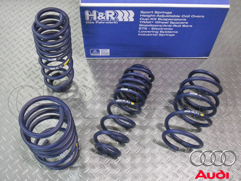 H&R Sport Springsۥݡĥץ󥰡åǥ A3 ȥ ɥ饤֥쥯֡Audi A3 8V quattroۡ28826-2̵ۡ