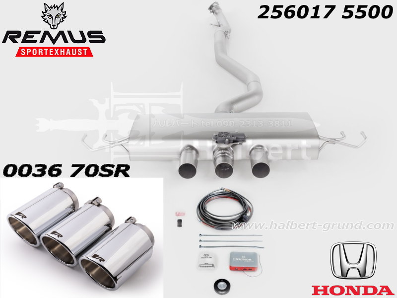 ������͢���ʡ�REMUS CAT BACK SYSTEM�ڥ�ॹ ���㥿�Хå������ƥ�ʿ��޸����򴹡˥ޥե顼 ��102 ���󥰥�åۥ�� ���ӥå� ������R FK8��HONDA CIVIC��STE 0005BT + 256017 5500 + 0036 70SR�ۡ�����̵������Ź��ô��