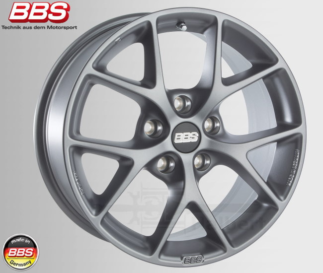 ��BBS SR HIMALAYA SATIN GREY�ۥҥޥ�䥵�ƥ󥰥졼�å����ǥ��ڥե����&�ꥢ 7.5-17 4�ܥ��åȡ�Audi A4/A6/TT/Q3��SR7517545112SG��