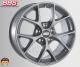 ��BBS SR HIMALAYA SATIN GREY�ۥҥޥ�䥵�ƥ󥰥졼�å����ǥ��ڥե����&�ꥢ 7.5-17 4�ܥ��åȡ�Audi A4/A6/TT/Q3��SR7517545112SG��