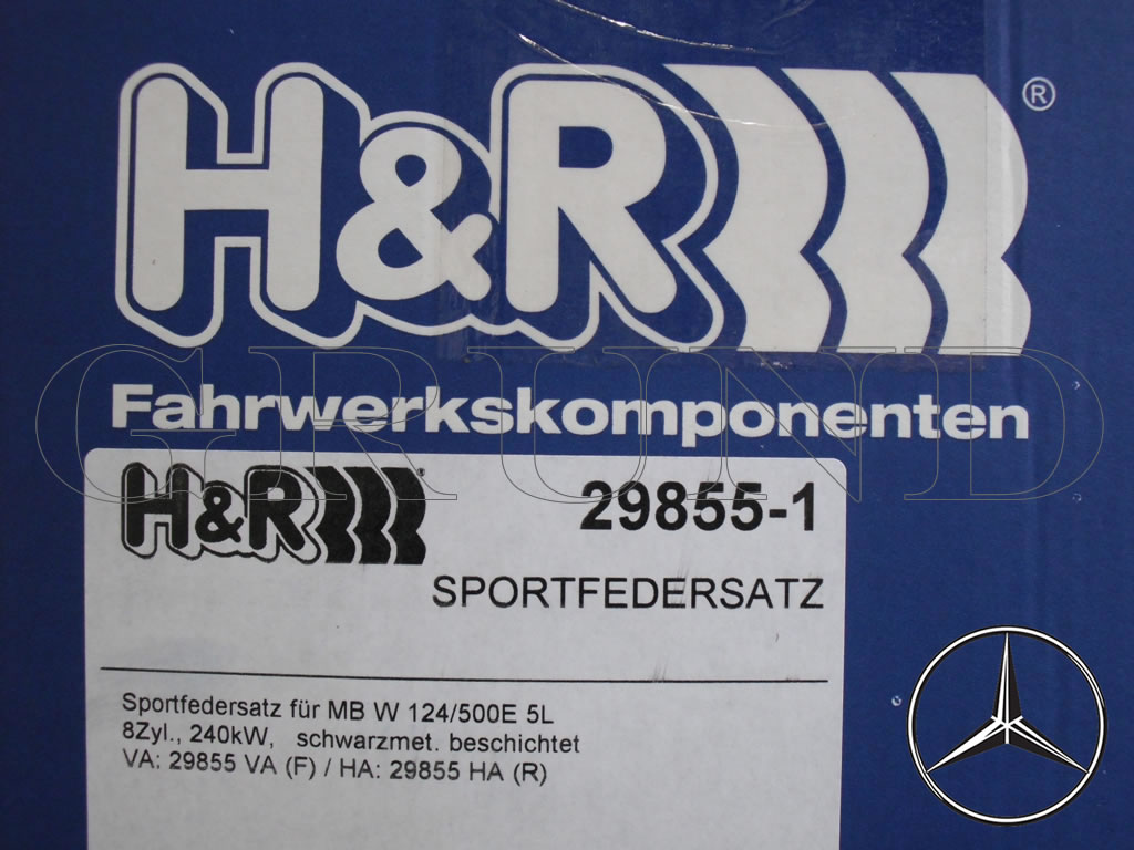 H&R ダウンサス 28740-2【H&R Sport Springs】スポーツスプリング
