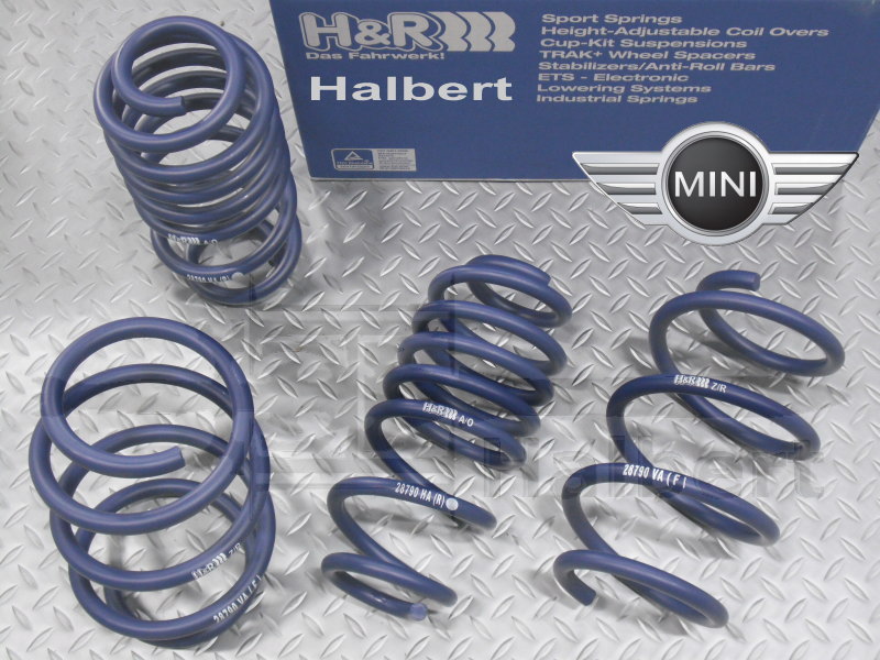 ��H&R Sport Springs��H&R ���ݡ��ĥ��ץ�� 28520-1�åߥ� �����ѡ� J01 E / SE / JCW E��ALL-ELECTRIC MINI COOPER J01�ۡ�28520-1�ۡ�����̵������Ź��ô��