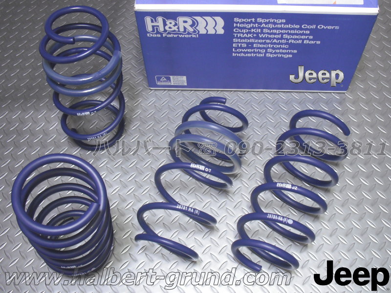 ������λ�����ס�H&R Sport Springs�ۥ��ݡ��ĥ��ץ�󥰡å����� ��ͥ����� �ȥ쥤��ۡ��� 4WD��Jeep Renegade Trailhawk BU24�ۡ�28781-2�ۡ�����̵������Ź��ô��
