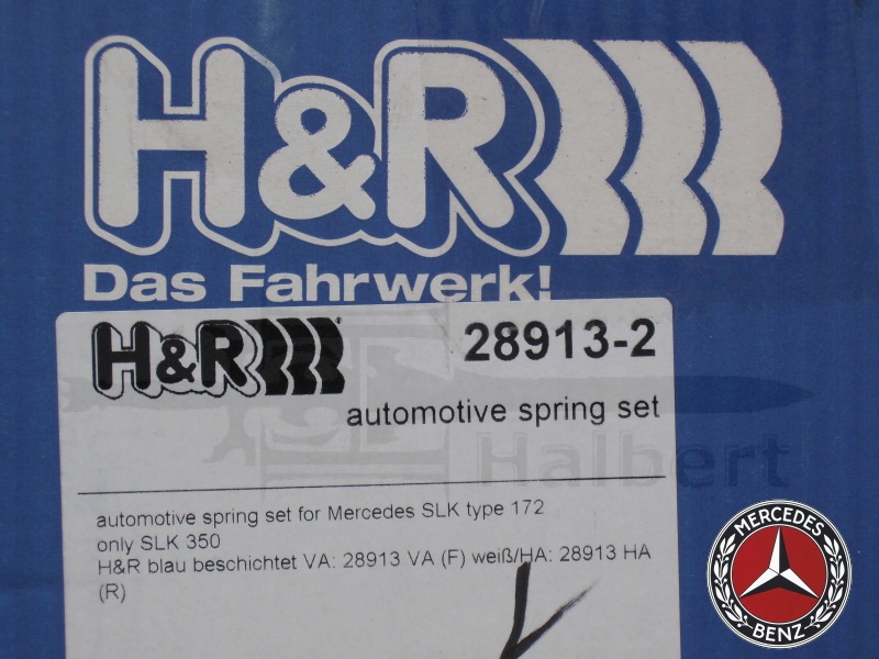 ��H&R Sport Springs��H&R ���ݡ��ĥ��ץ�� 28913-2�å�륻�ǥ��٥�� SLK���饹 R172 SLK350��Mercedes-Benz R172�ۡ�28913-2�ۡ�����̵������Ź��ô��