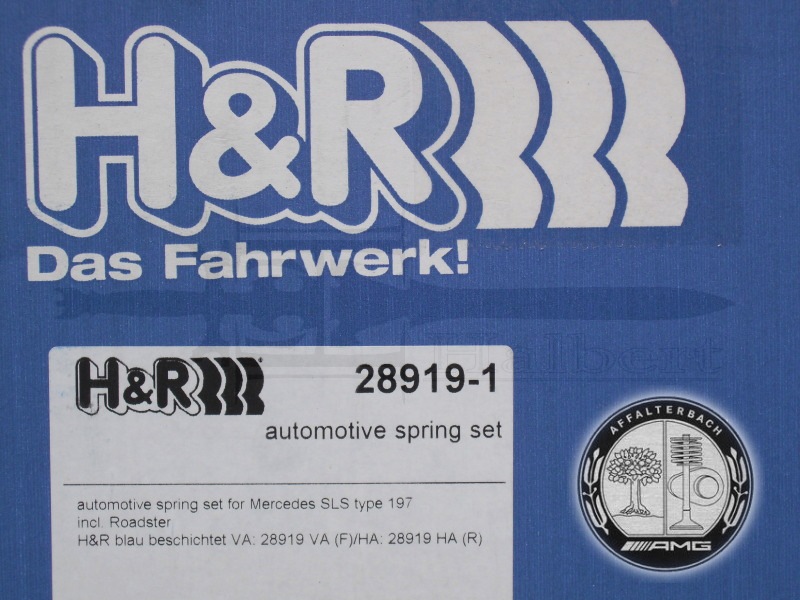 ��H&R Sport Springs��H&R ���ݡ��ĥ��ץ�� 28919-1�å�륻�ǥ��٥�� AMG SLS C197 ������ / �����ɥ�������Mercedes-Benz C197�ۡ�28919-1�ۡ�����̵������Ź��ô��