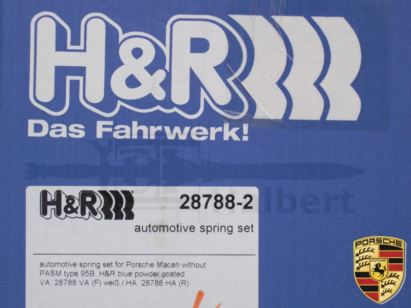 H&R ダウンサス 28788-2【H&R Sport Springs】スポーツスプリング 