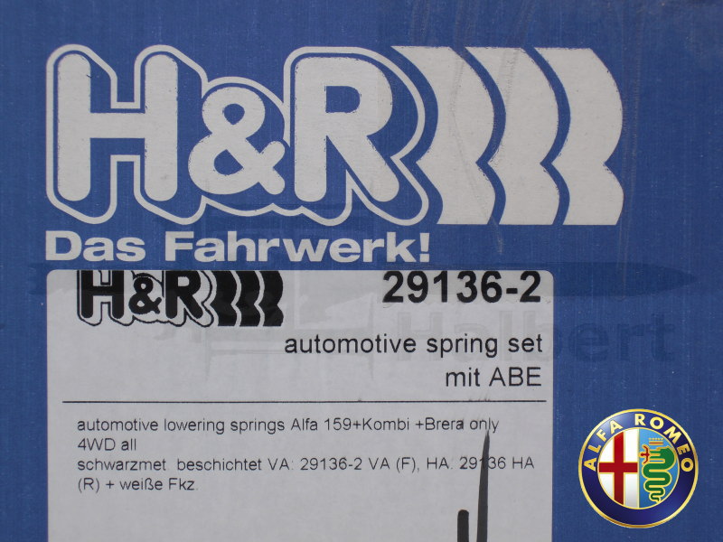 H&R ダウンサス 29136-2【H&R Sport Springs】スポーツ H&R ダウンサス 29136-2【H&R Sport Springs】スポーツ