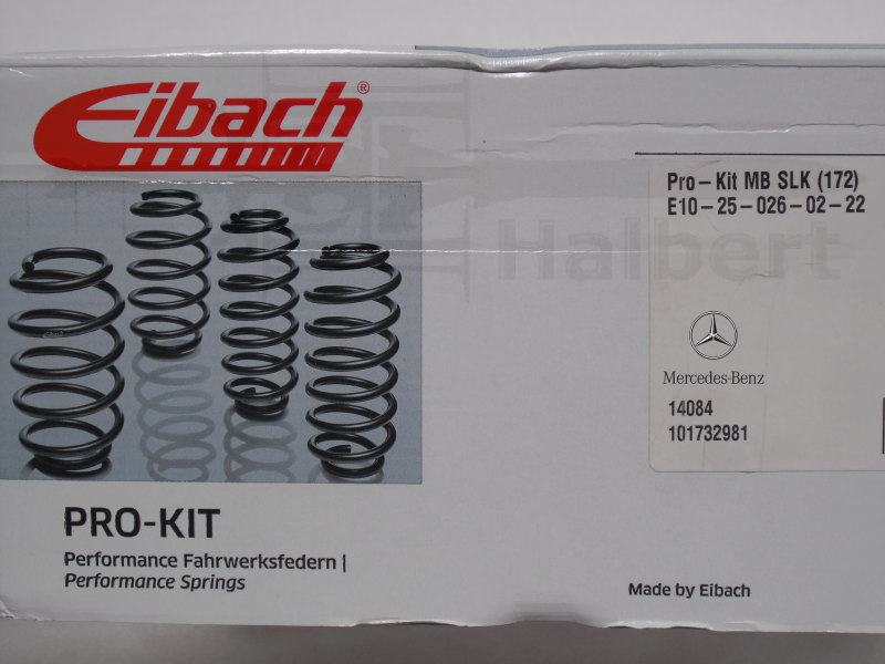 アイバッハ スプリング 10-25-026-02-22【正規輸入品】Eibach PRO-KIT