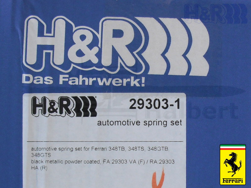 ��H&R Sport Springs��H&R ���ݡ��ĥ��ץ�� 29303-1�åե��顼�� 348 tb / ts / GTB / GTS / Spider��Ferrari 348�ۡ�29303-1�ۡ�����̵������Ź��ô��