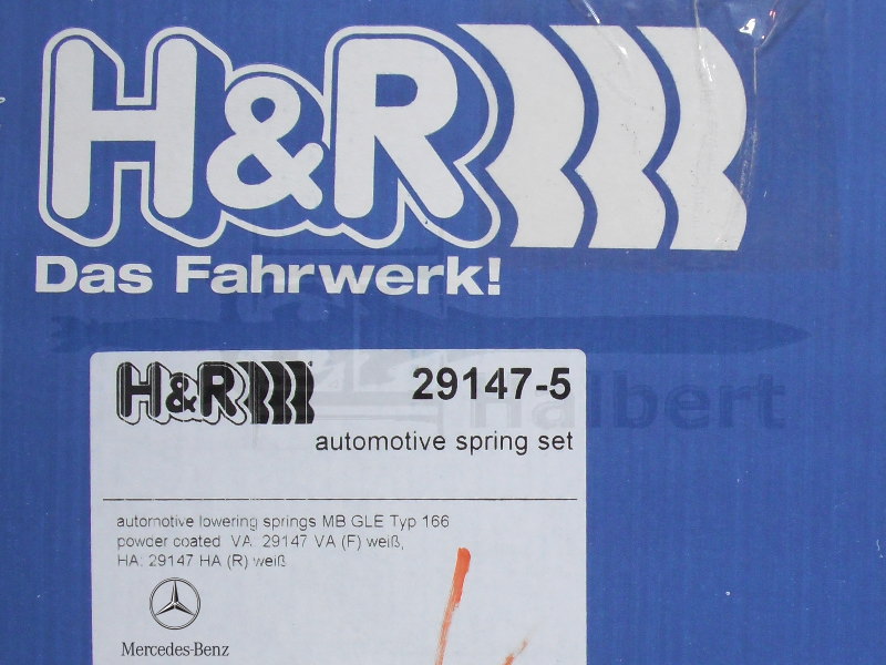 ��H&R Sport Springs��H&R ���ݡ��ĥ��ץ�� 29147-5�å�륻�ǥ��٥�� GLE���饹 350d W166 / C292��Mercedes-Benz�ۡ�29147-5�ۡ�����̵������Ź��ô��