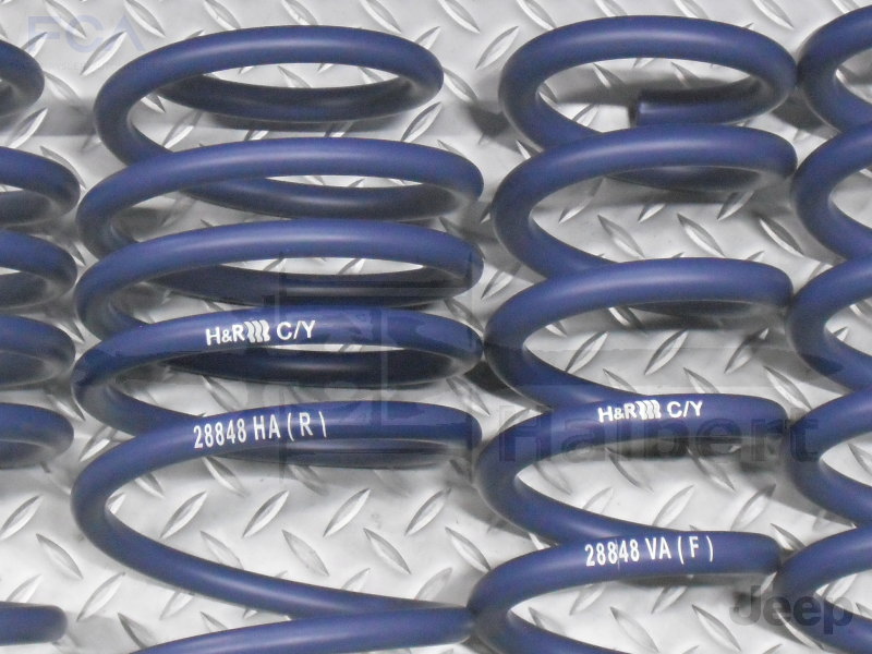 ��H&R Sport Springs�ۥ��ݡ��ĥ��ץ�󥰡å����� ���������� 4WD��Jeep Cherokee KK 4x4�ۡ�28848-1�ۡ�����̵����