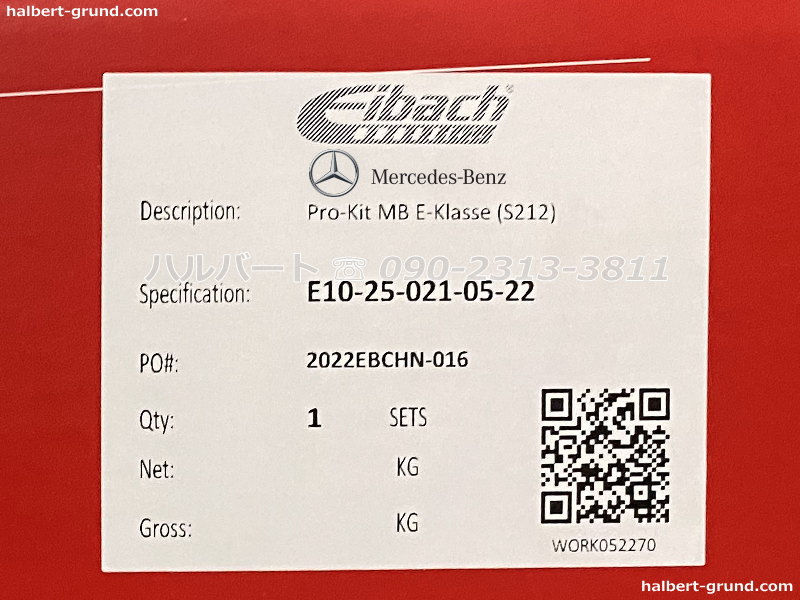 アイバッハ プロキット 10-25-021-05-22【正規輸入品】Eibach PRO-KIT