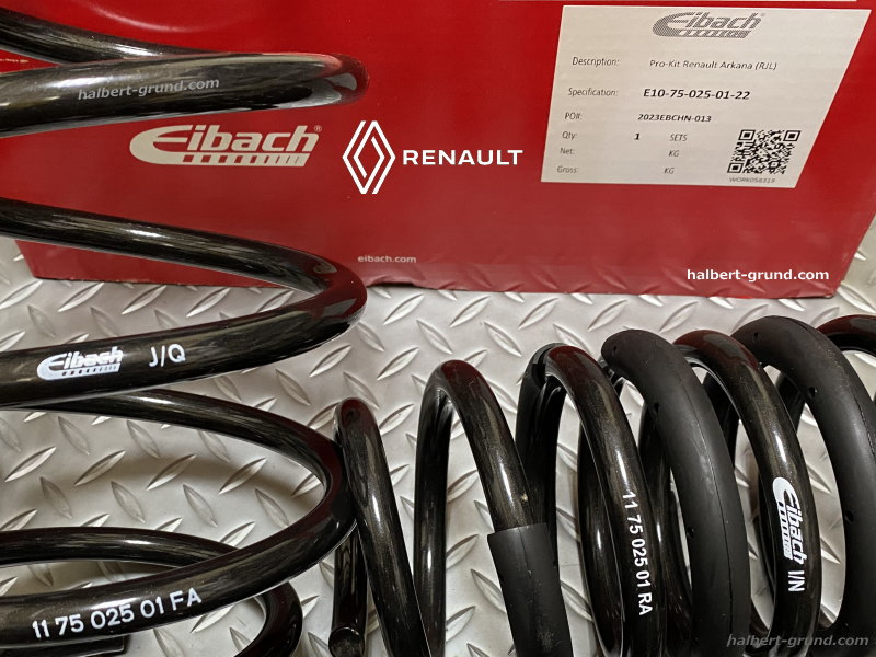 ͢ʡEibach PRO-KITڥХå ץå 륹ץ󥰡åΡ 륫 1.3 ޥɥϥ֥å / 1.6 Eƥåեϥ֥åɡRENAULT ARKANA10-75-025-01-22̵Źô