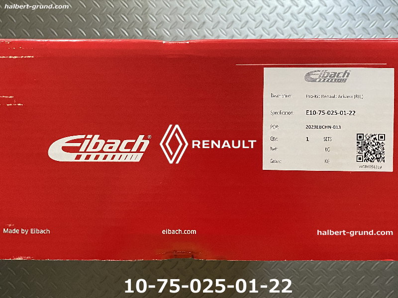 ͢ʡEibach PRO-KITڥХå ץå 륹ץ󥰡åΡ 륫 1.3 ޥɥϥ֥å / 1.6 Eƥåեϥ֥åɡRENAULT ARKANA10-75-025-01-22̵Źô
