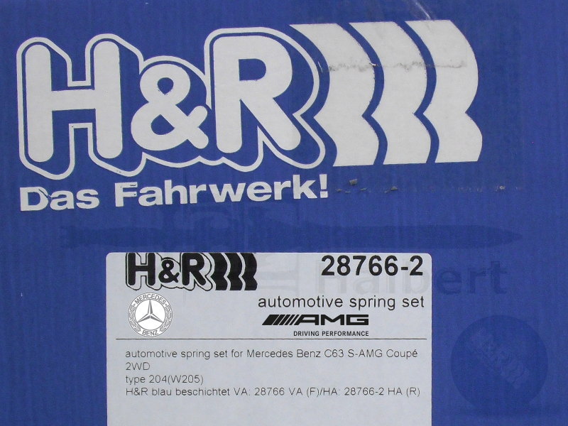 �ڿ��̸��� ��������ʡۡ�H&R Sport Springs 28766-2�ۥ��ݡ��ĥ��ץ�󥰡å�륻�ǥ� AMG C���饹 C205 ������ C63��Mercedes-AMG C63 C205�ۡ�28766-2�ۡ�����̵������Ź��ô��