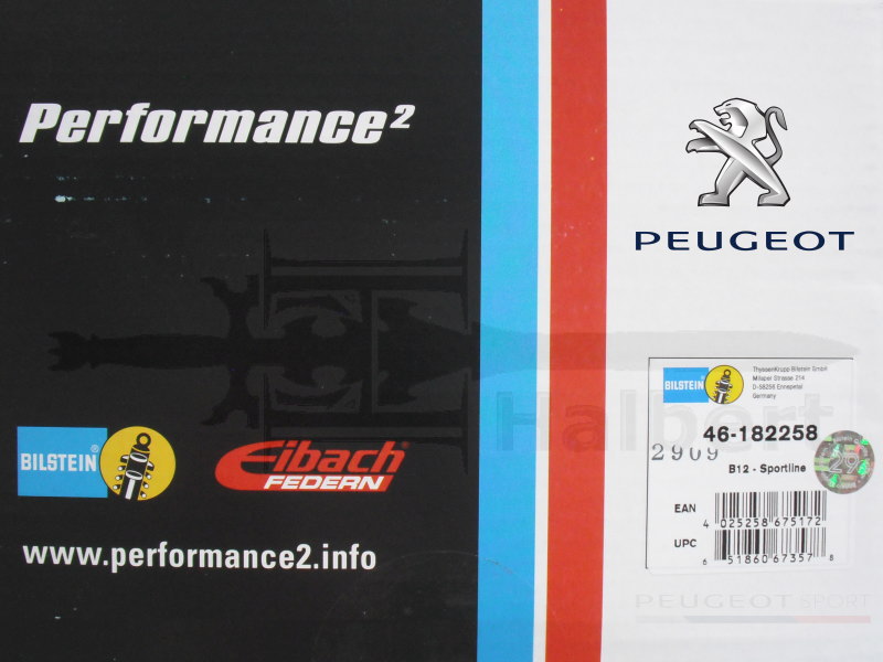 ��BILSTEIN B12 Sportline�ۥӥ륷�奿���� B12 ���ݡ��ĥ饤�� BTS46-182258 �����ڥ󥷥�󥭥åȡåץ��硼 206 �ϥå��Хå� & SW��PEUGEOT 206�ۡ�BTS46-182258�ۡ�����̵������Ź��ô��