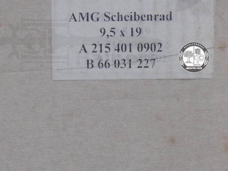 �ڥۥ������AMG ���������3��1�ԡ��� 19�������8.5-19 x 2�� 9.5-19 x 2�ܡۥ�륻�ǥ��٥�� E���饹 / SL���饹��Mercedes-Benz W211 / R230�ۡ�B6 603 1226 / B6 603 1227��
