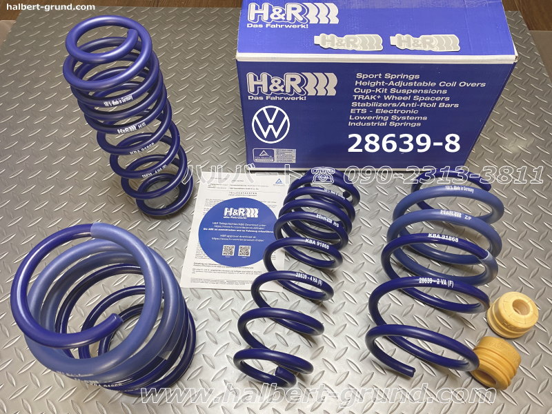��H&R Sport Springs��H&R ���ݡ��ĥ��ץ��  28639-8�åե��륯������� �����8 GTI��Volkswagen Golf ���ۡ�28639-8�ۡ�����̵������Ź��ô��