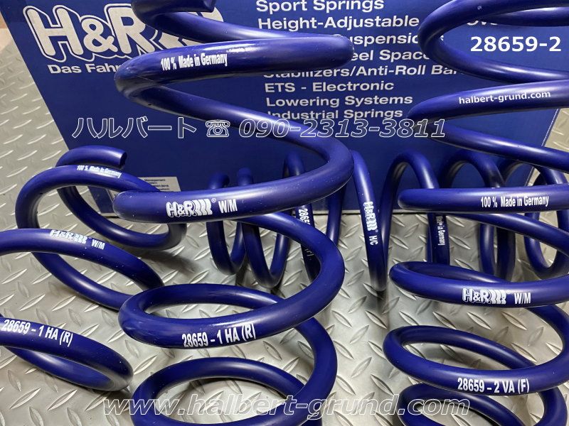 ��H&R Sport Springs�ۥ��ݡ��ĥ��ץ�󥰡åƥ��� ��ǥ�3 RWD 3L13T 2023(����5)ǯ9�����TESLA MODEL3 Highland�ۡ�28659-2�ۡ�����̵������Ź��ô��