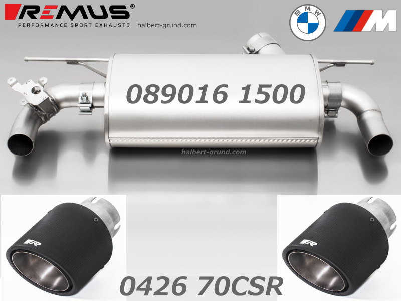 ������͢���ʡ�REMUS Axle-back system�ڥ�ॹ ���ݡ��ĥޥե顼 ��102 �����ܥ� ���󥰥� ������BMW 1���꡼�� F20 M140i�ۡ�089016 1500 + 0426 70CSR�ۡ�����̵������Ź��ô��
