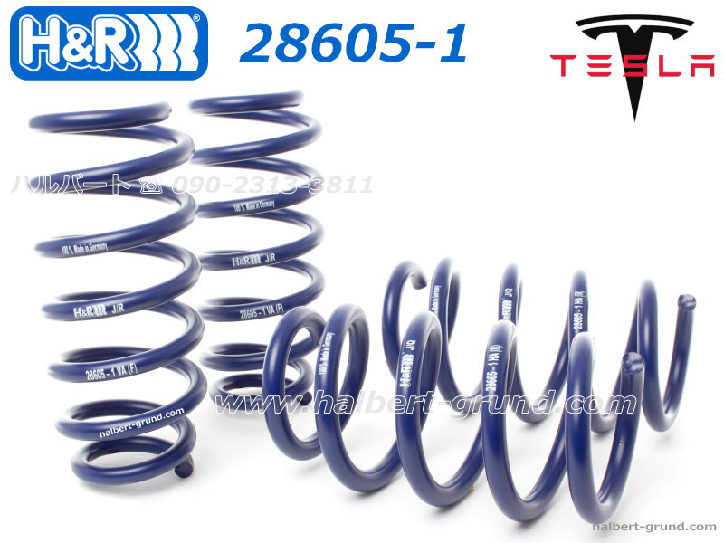 ��H&R Sport Springs�ۥ��ݡ��ĥ��ץ�󥰡åƥ��� ��ǥ�Y AWD �ѥե����ޥ� / ���󥰥�󥸡�TESLA Model Y Performance / Long Range�ۡ�28605-1�ۡ�����̵������Ź��ô��