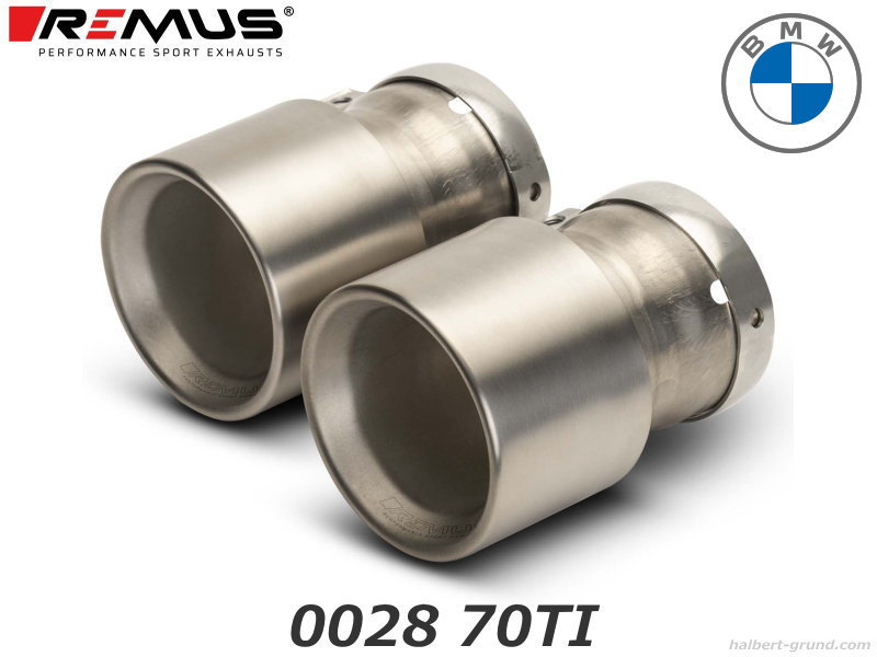 ������͢���ʡ�REMUS Axle-back system�ڥ�ॹ ���ݡ��ĥޥե顼 ��100 �����˥���֥�å��� ������BMW 1���꡼�� F40 M135i xDrive�ۡ�754019 0000 + 754019 1500 + 0028 70TI�ۡ�����̵������Ź��ô��