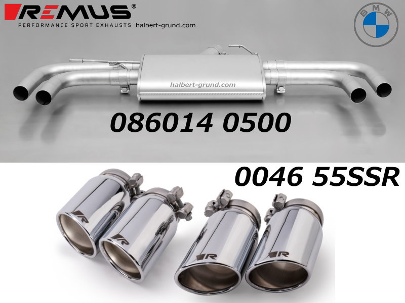 ͢ʡREMUS Sport Exhaustڥॹ ݡĥ٥ ꥢޥե顼 84 󥰥/󥰥 W BMW X꡼ X4 F26086014 0500+0046 55SSR̵ۡŹô