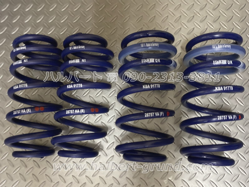 H&R ダウンサス 28757-4【H&R Sport Springs】スポーツスプリング