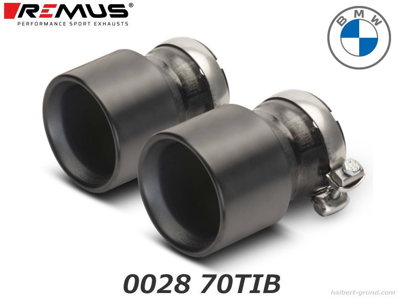 ������͢���ʡ�REMUS Axle-back system�ڥ�ॹ ���ݡ��ĥޥե顼 ��100 �����˥���֥�å��� �֥�å� ������BMW 1���꡼�� F40 M135i xDrive�ۡ�754019 0000 + 754019 1500 + 0028 70TIB�ۡ�����̵������Ź��ô��