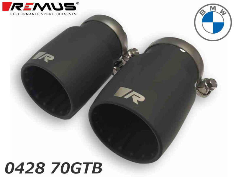 ������͢���ʡ�REMUS Axle-back system�ڥ�ॹ ���ݡ��ĥޥե顼 ��102 GT ������ �֥�å� ������BMW 1���꡼�� F40 M135i xDrive�ۡ�754019 0000 + 754019 1500 + 0428 70GTB�ۡ�����̵������Ź��ô��