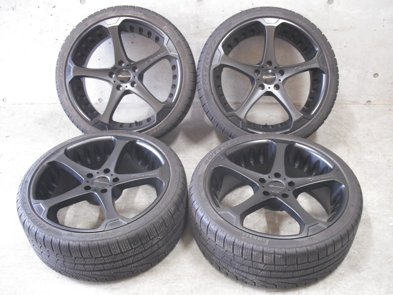 �ڥ����åɥ쥹������ �ۥ����� ���å� 20����� ����� �����ݴɡ�Giovanna DALAR5 8.5-20(35)5H-120 + PIRELLI WINTER SOTTOZERO 245/35R20�ڥ쥯���� LS��