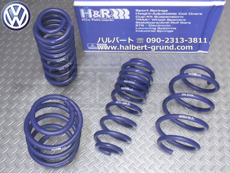 ��H&R Sport Springs��H&R ���ݡ��ĥ��ץ�� 28755-3�åե��륯������� �ƥ�������2 AD1 / AX1 �ǥ������� 4�⡼����� 2.0TDI��Volkswagen Tiguan 4MOTION AD1 / AX1�ۡ�28755-3�ۡ�����̵������Ź��ô��