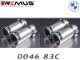 ������͢���ʡ�REMUS Axle-back system�ڥ�ॹ ���ݡ��ĥޥե顼 ��84 ���ȥ꡼�ȥ졼�� W ������BMW X���꡼�� X4 F98 X4M / X4M ����ڥƥ�������086219 6000 + 086219 1500 + 0046 83C������̵��