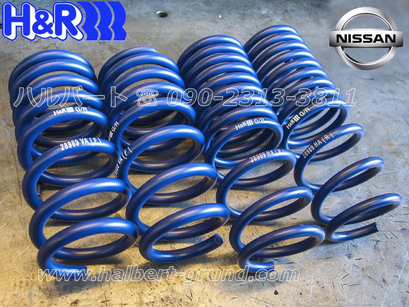 ��H&R Sport Springs�ۥ��ݡ��ĥ��ץ�󥰡����� GT-R R35��NISSAN�ۡ�28989-1�ۡ�����̵����