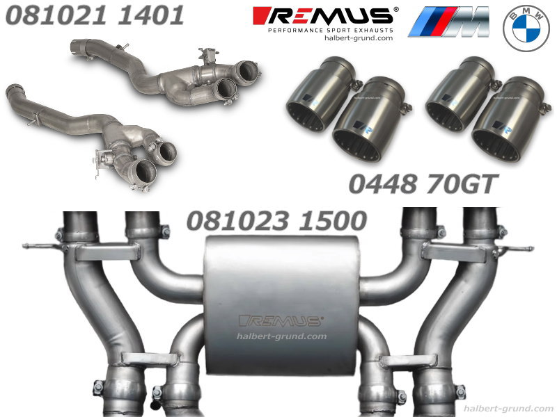 ������͢���ʡ�REMUS Axle-Back-system�ڥ�ॹ �ꥢ�ޥե顼 ��102 GT ������ W ������BMW 3���꡼�� M3 G80 ������ G81 �ġ���󥰡ۡ�081021 1401 + 081023 1500 + 0448 70GT�ۡ�����̵������Ź��ô��