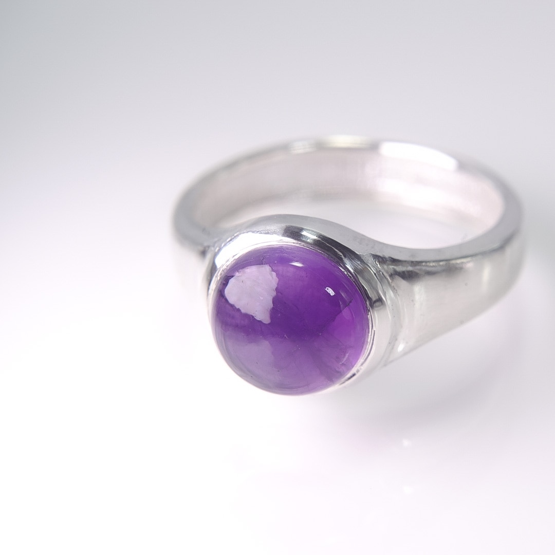 アメジスト　シルバーリング