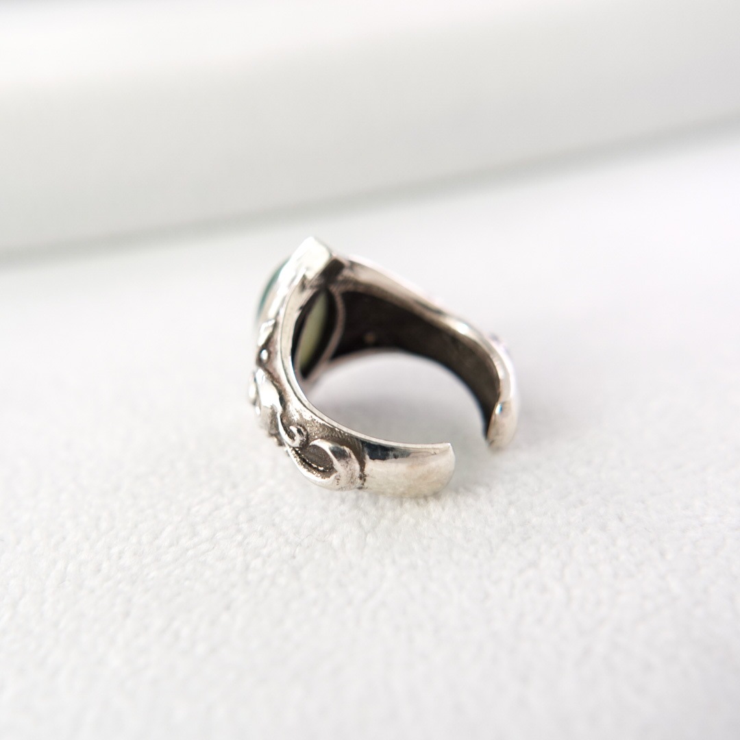 夜光貝アラベスクリング　