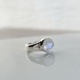 ホワイトラブラドライト　シルバーリング