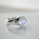 ホワイトラブラドライト　シルバーリング
