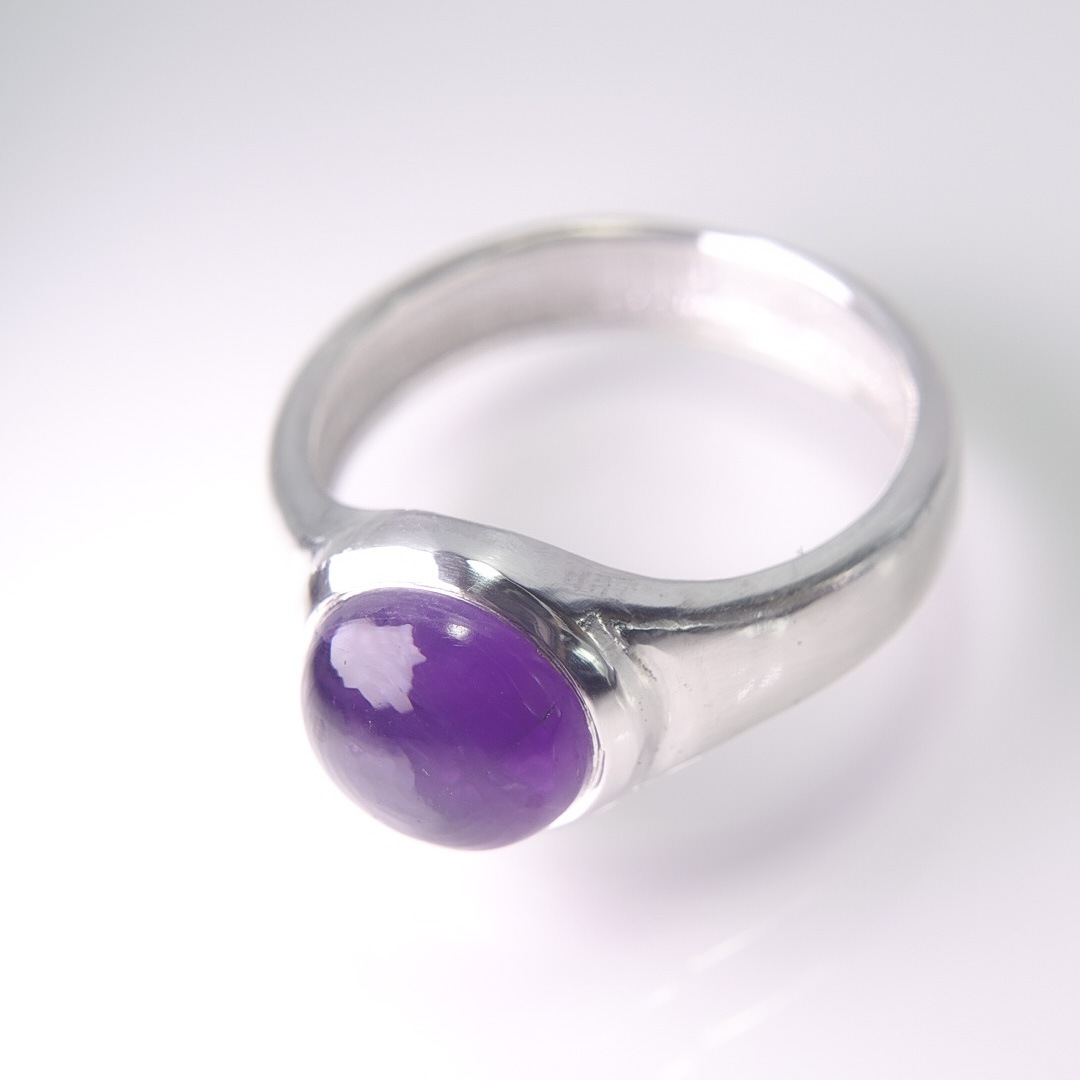 アメジスト　シルバーリング