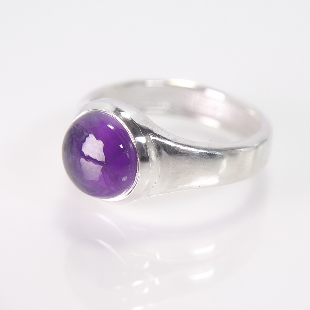 アメジスト　シルバーリング