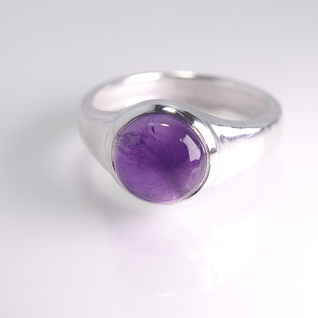 アメジスト　シルバーリング