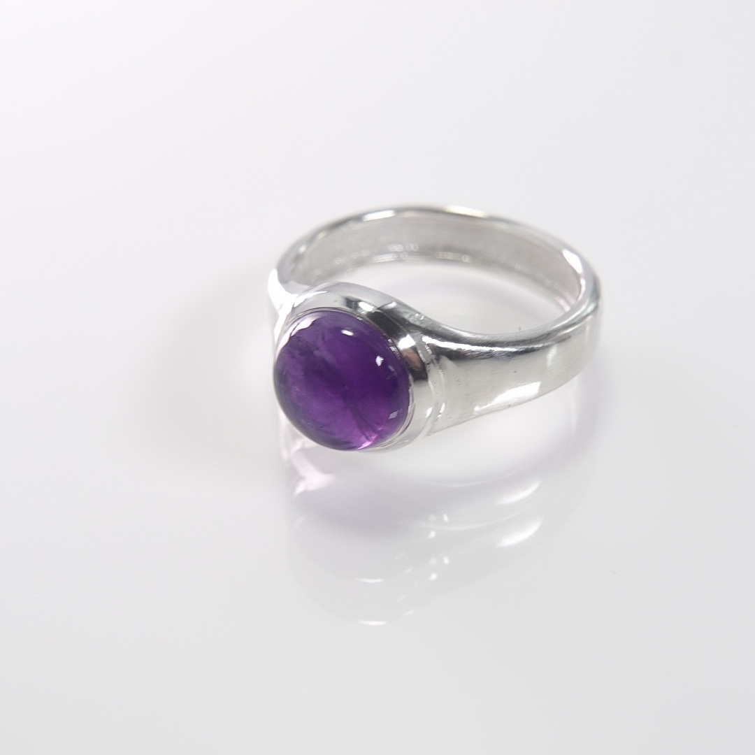 アメジスト　シルバーリング