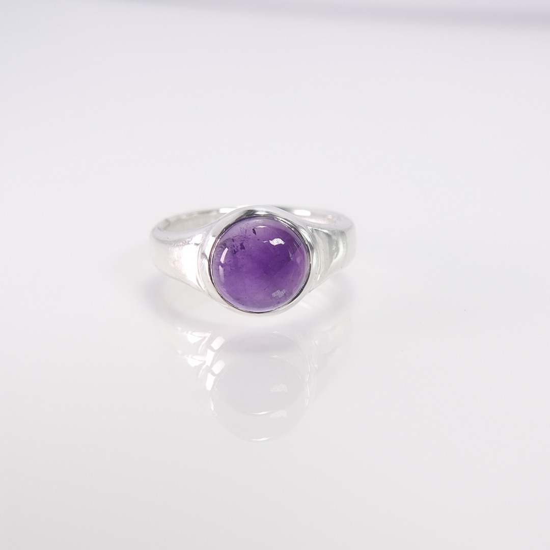 アメジスト　シルバーリング