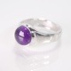 アメジスト　シルバーリング